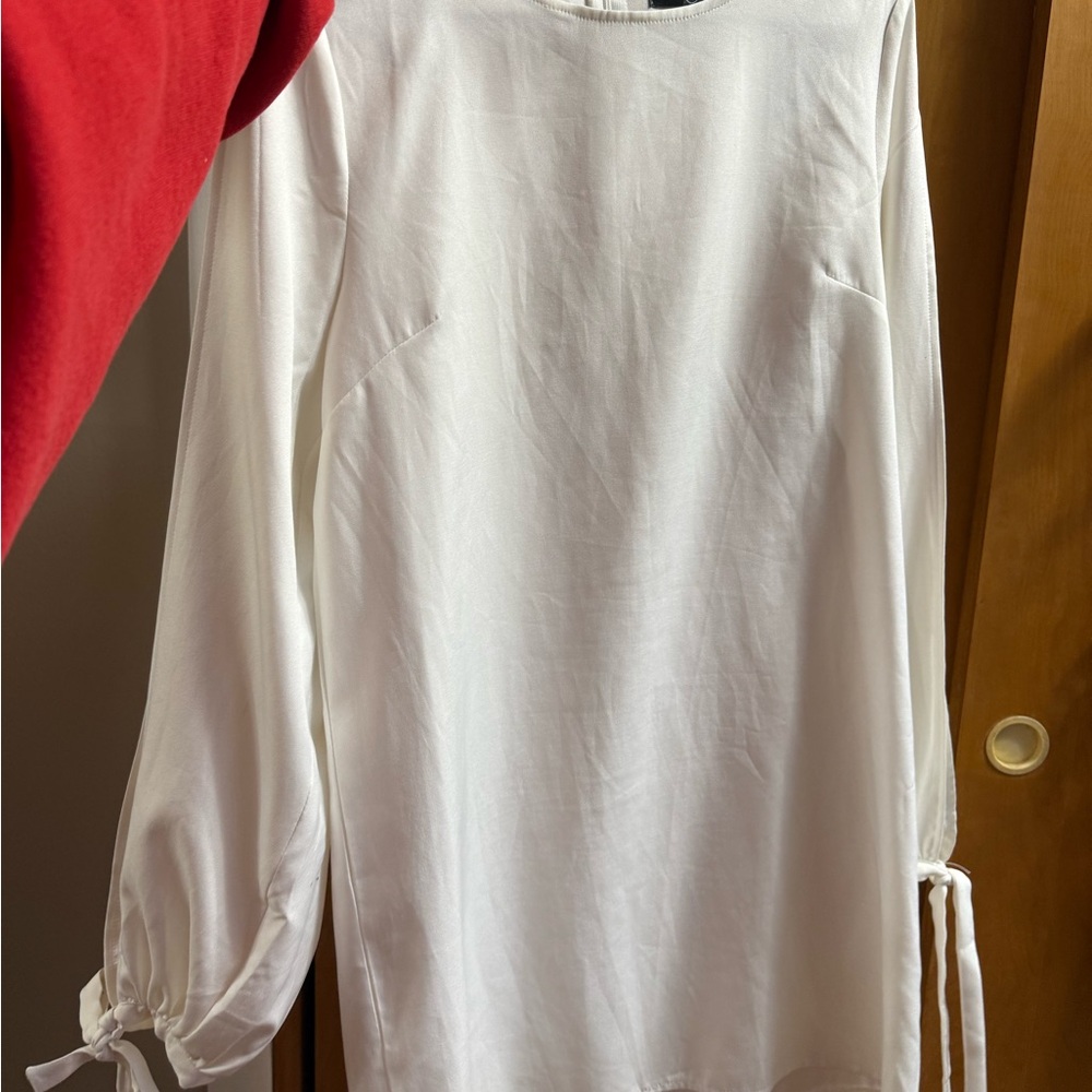 White Long Sleeve Blouse